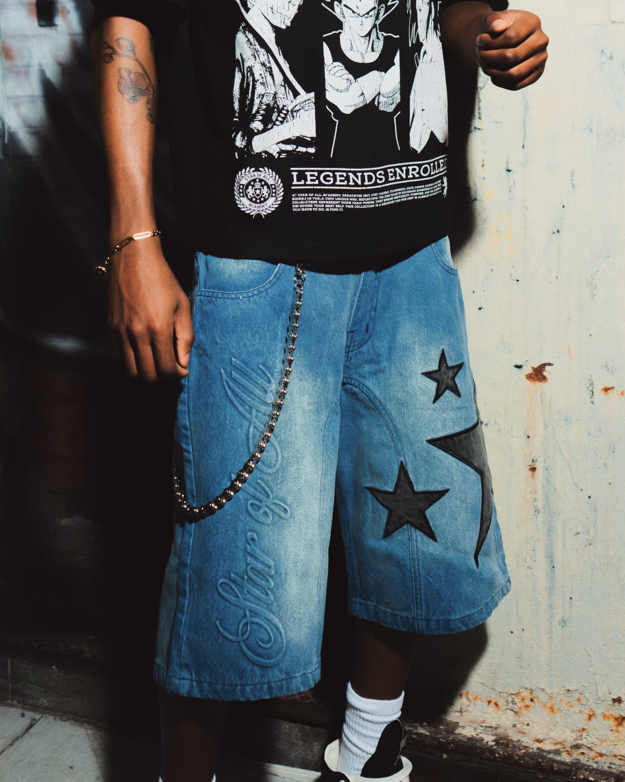 TOO LATE DENIM SHORTS